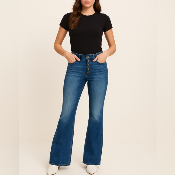 LOFT High Rise Blue Jeans - 28 - Picture 13 of 13